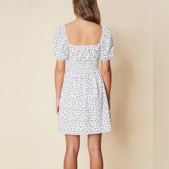 FAITHFULL THE BRAND Mariette La Bleu Mini Floral Dress - Picture 2 of 4